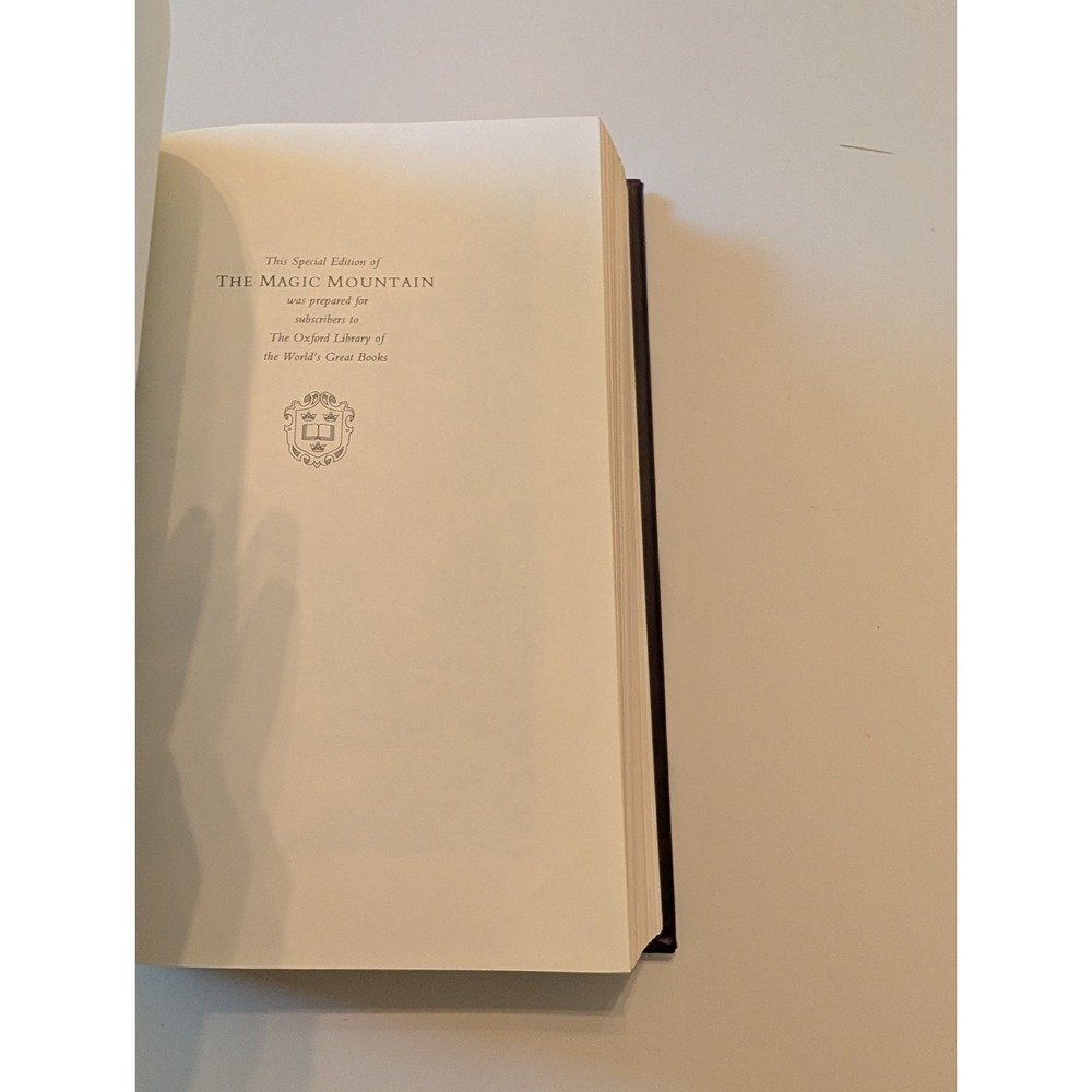 Vintage Leather Book "The Magic Mountain" -Thomas Mann-Special Ed.-Oxford Press - Picture 9 of 9